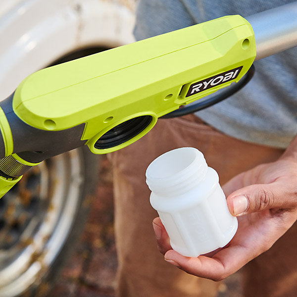 RYOBI ONE+ 18V Limpiador a Batería con Dispensador de Jabón, VERDE