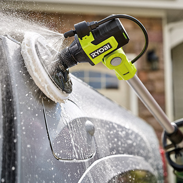 RYOBI ONE+ 18V Limpiador a Batería con Dispensador de Jabón, VERDE